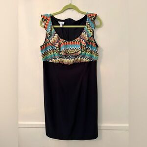 ALYX Limited Women's  Sleeveless Printed Sheath Dress, Sz 16